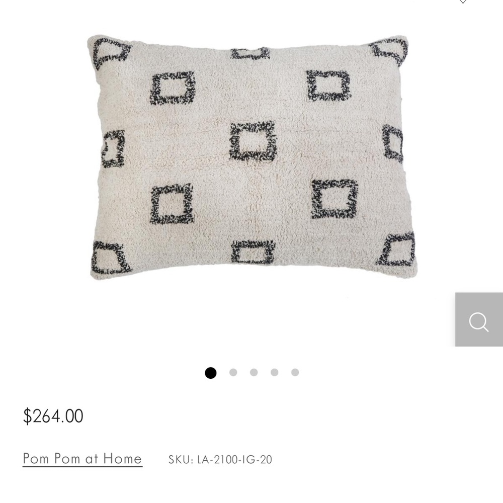 Burke decor - Bowie hand woven pillows (unused)
